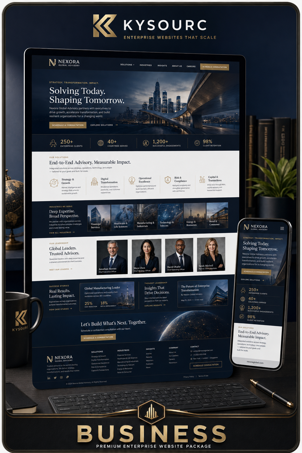 Página Web Personalizada — Pacote Business