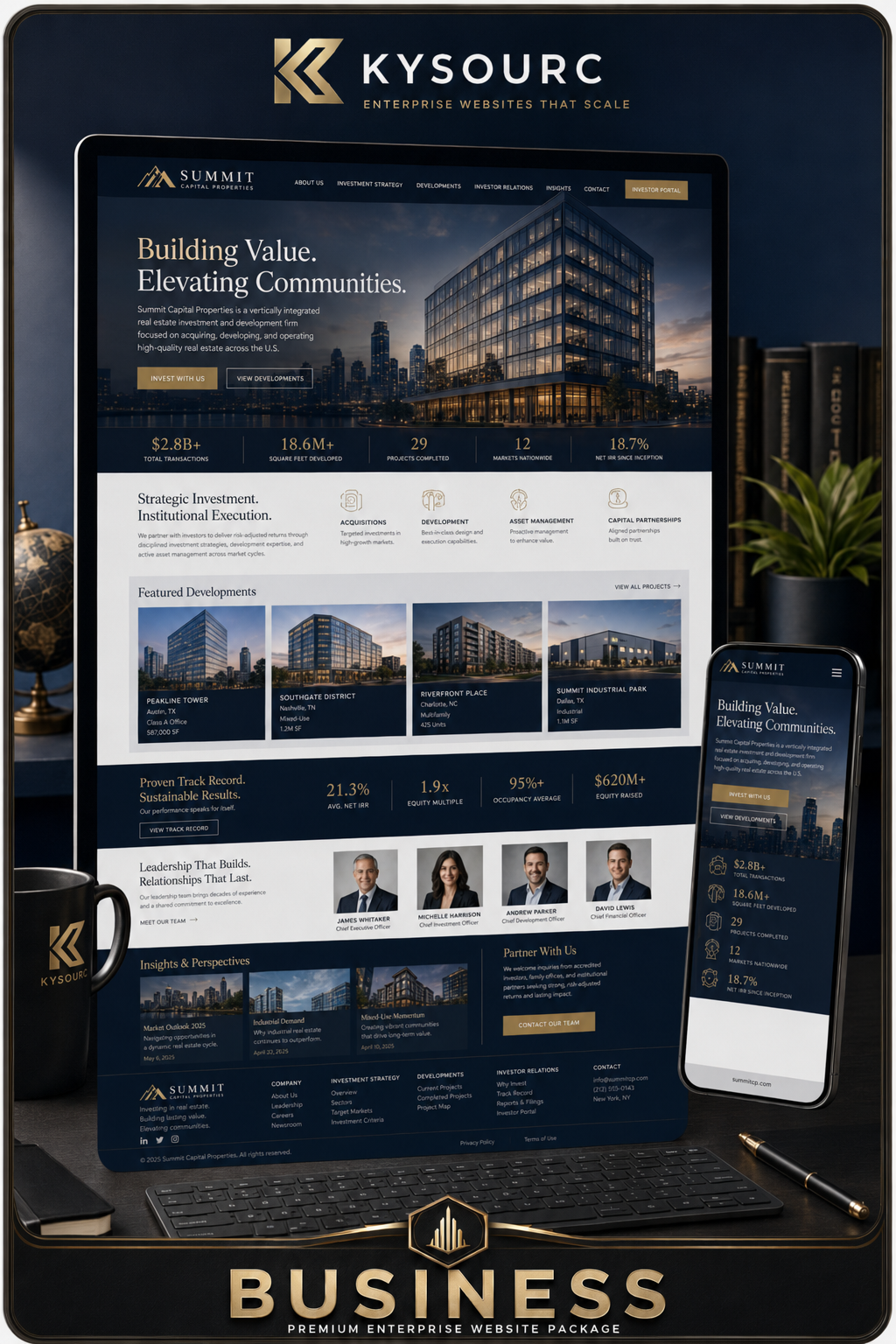 Página Web Personalizada — Pacote Business