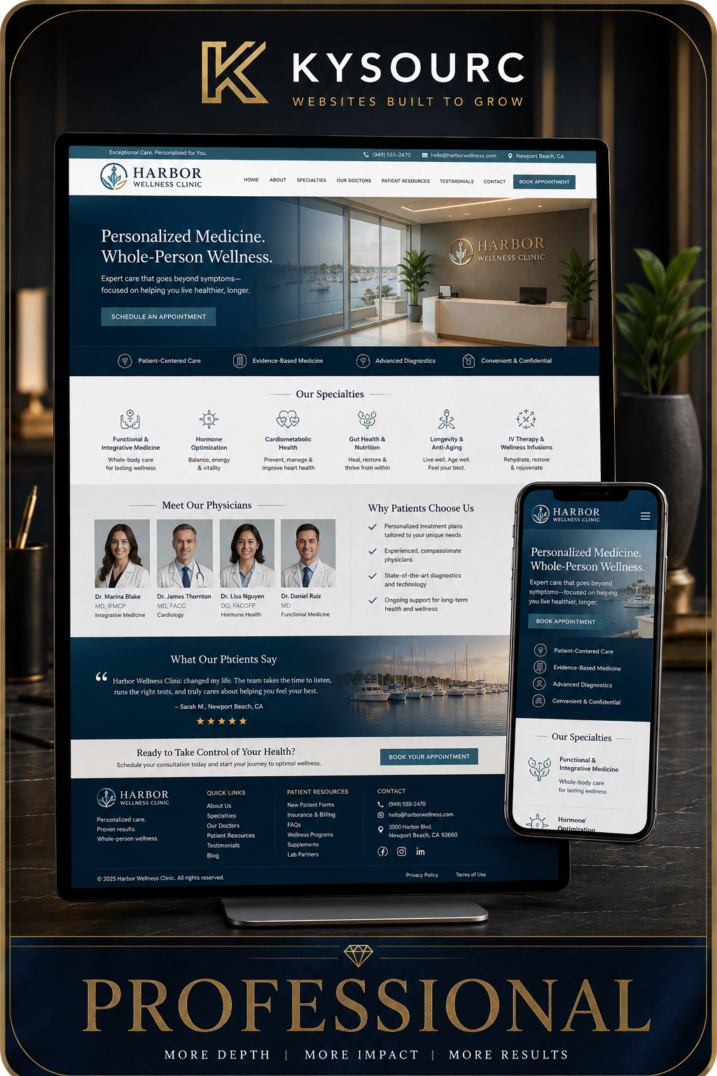 Página Web Personalizada — Pacote Profissional