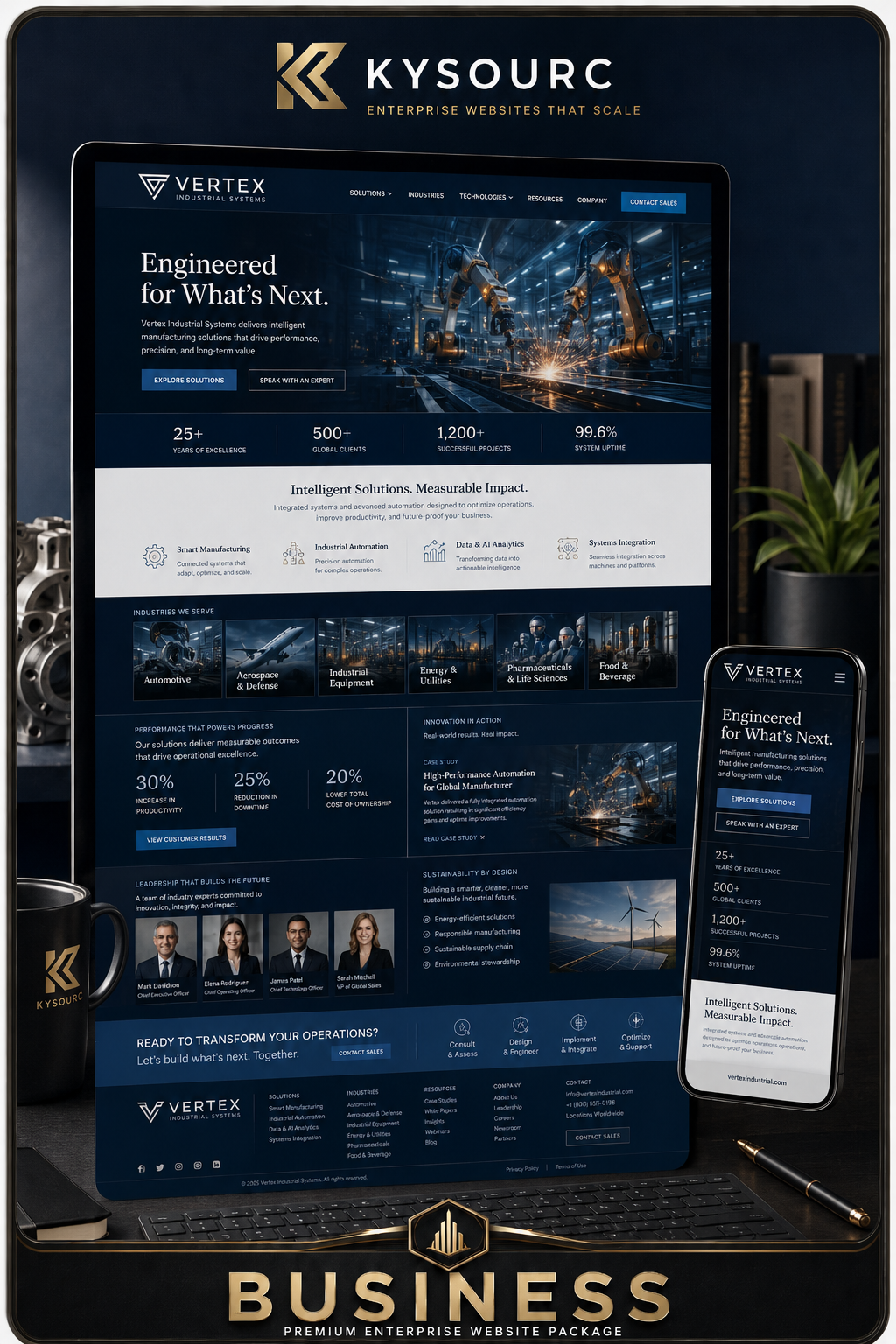 Página Web Personalizada — Pacote Business